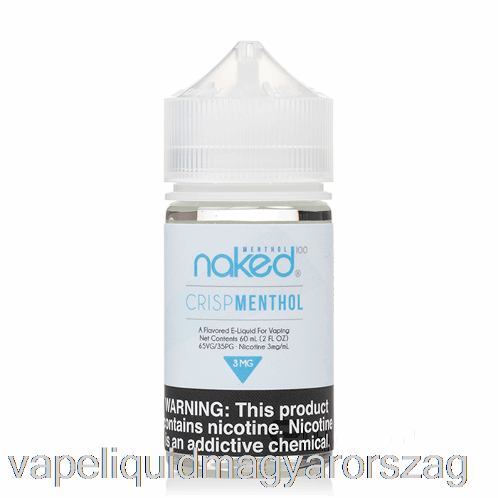 Ropogós Mentol - Csupasz 100 Mentol - 60ml 12mg Vape Folyadék